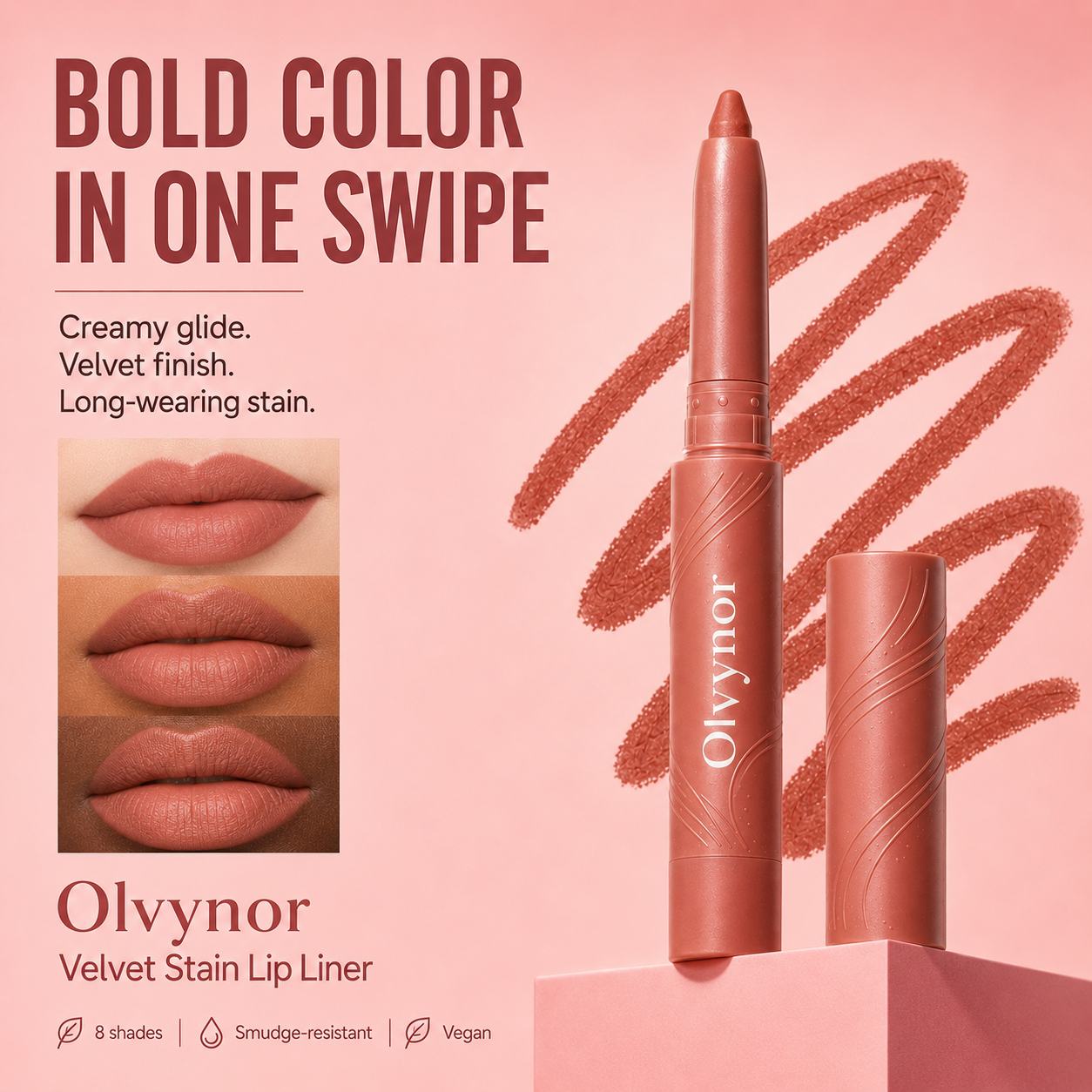 Easy Glide Lip Liner — Creamy, Blendable Color with Smooth Application, Summervibes
