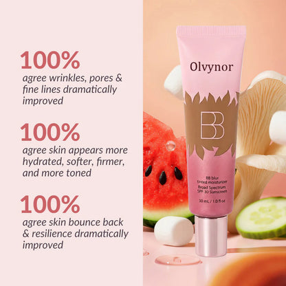 Olvynor®  💙blur tinted moisturizer SPF 30 - instantly brightens,👋 hydrates & smooths your skin