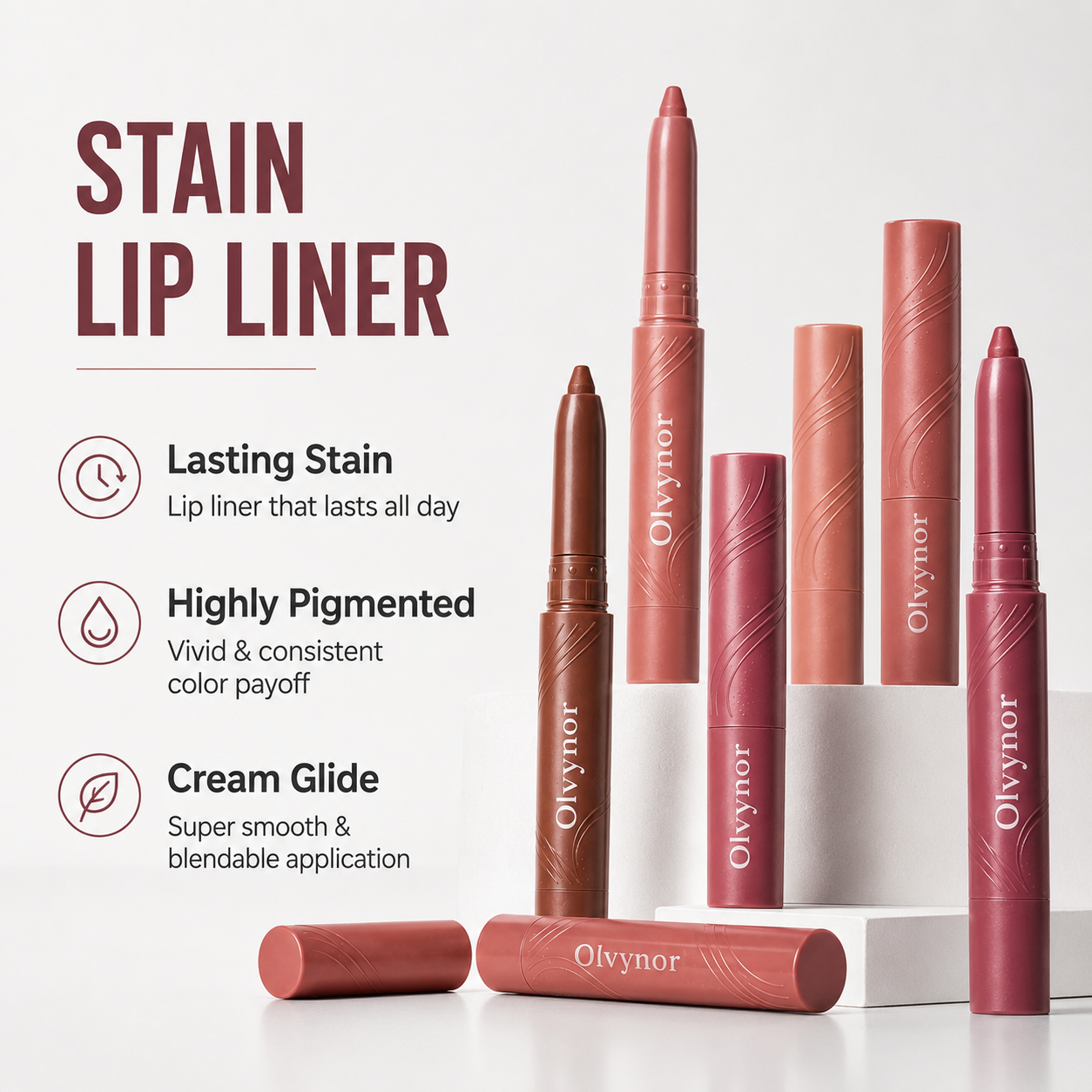 Easy Glide Lip Liner — Creamy, Blendable Color with Smooth Application, Summervibes
